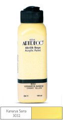 Akrilik Ahşap Boyası 140ml 3032 Kanarya Sarısı