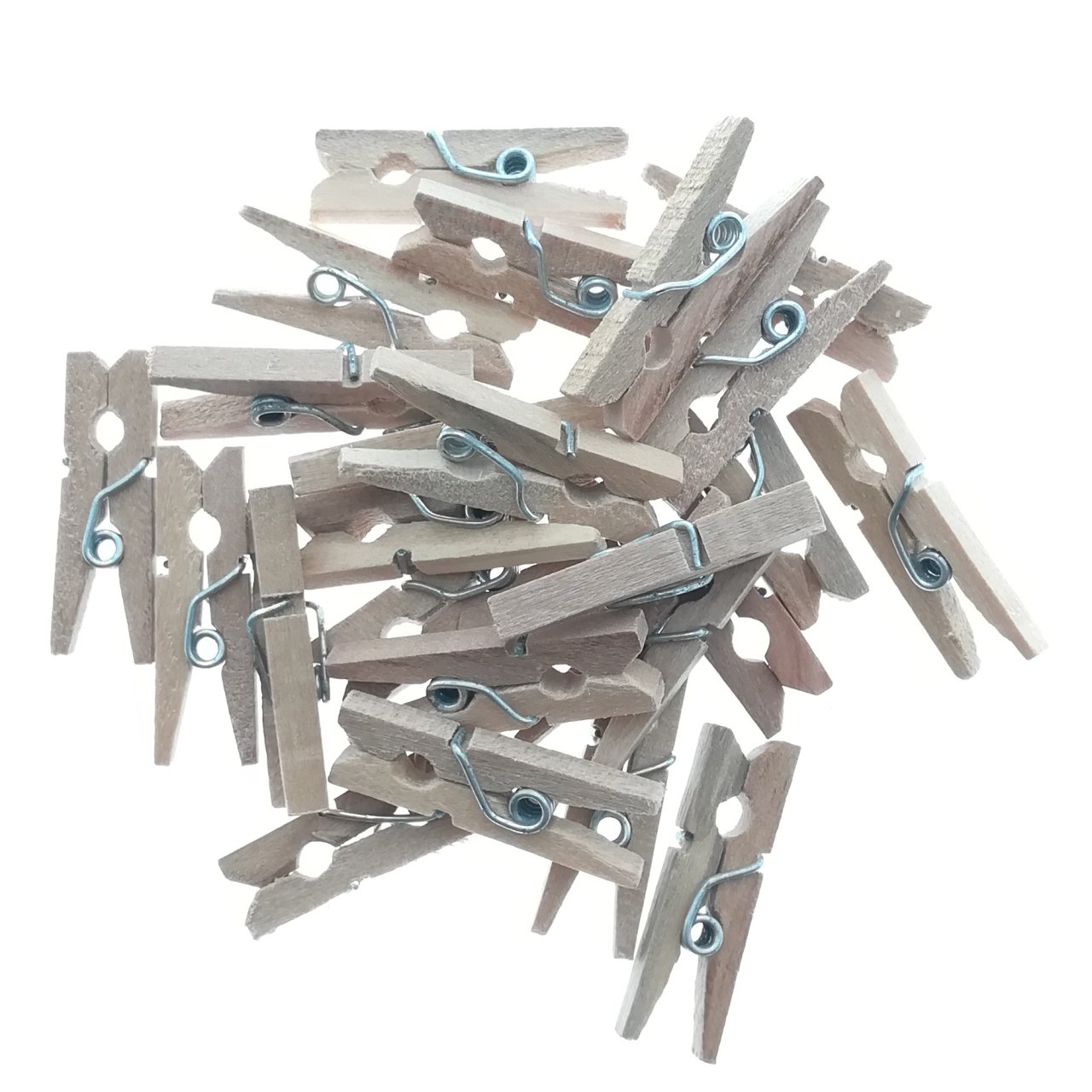 Ahşap Naturel Mandal 22mm