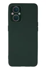 Newface Oppo Reno 7 Lite Kılıf Lansman Glass Kapak - Koyu Yeşil