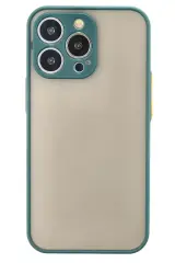 Newface İphone 13 Pro Max Kılıf Montreal Silikon Kapak - Yeşil