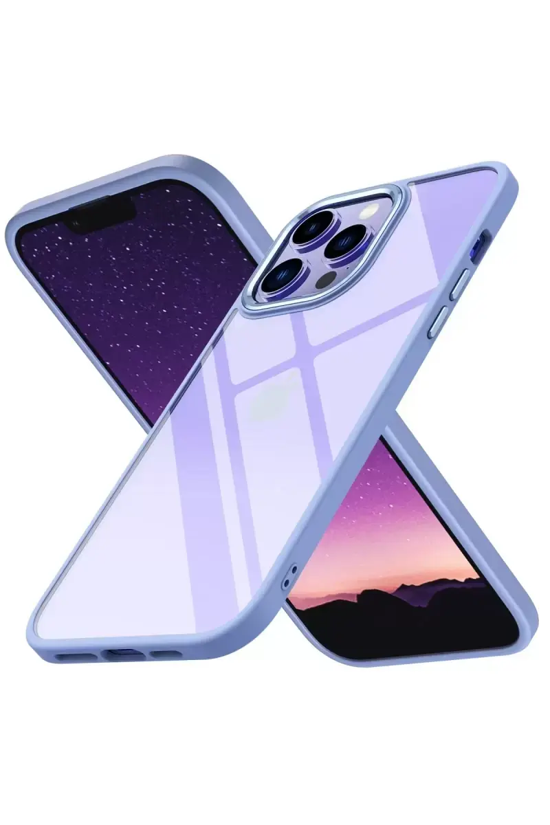 Newface Apple İphone 14 Pro Max Kılıf Power Silikon - Sierra Blue