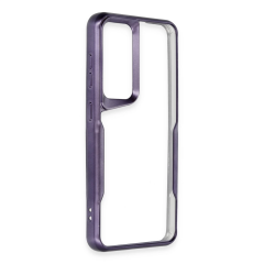 Samsung Galaxy S24 Kılıf Boyi Silikon Kapak - Derin Mor