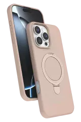 Newface Apple İphone 16 Pro Regal Magsafe Standlı Kapak - Çöl Titanyum