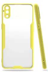 Newface Samsung Galaxy A10s Kılıf Platin Silikon - Sarı