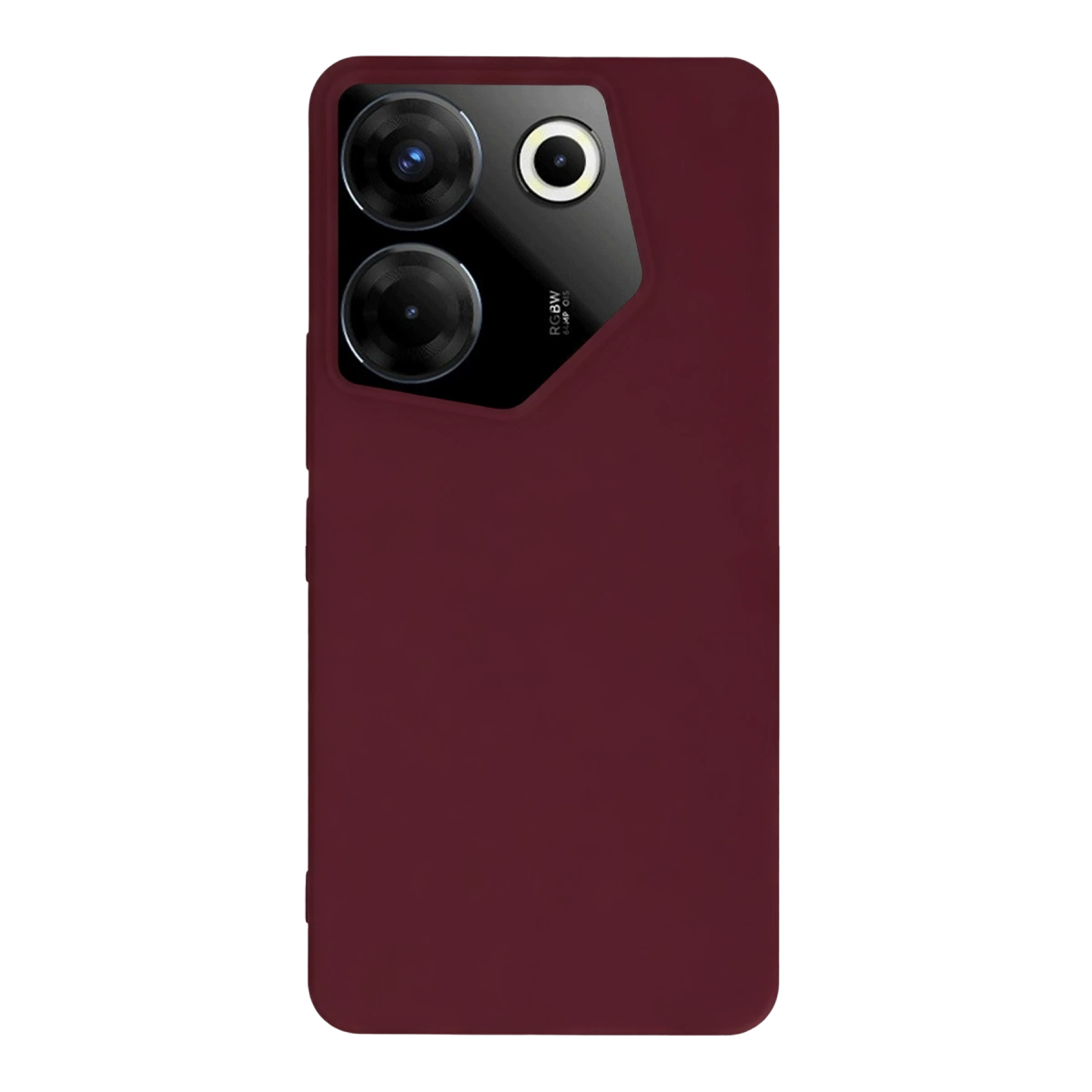 Tecno Camon 20 Pro 5g Kılıf First Silikon - Bordo