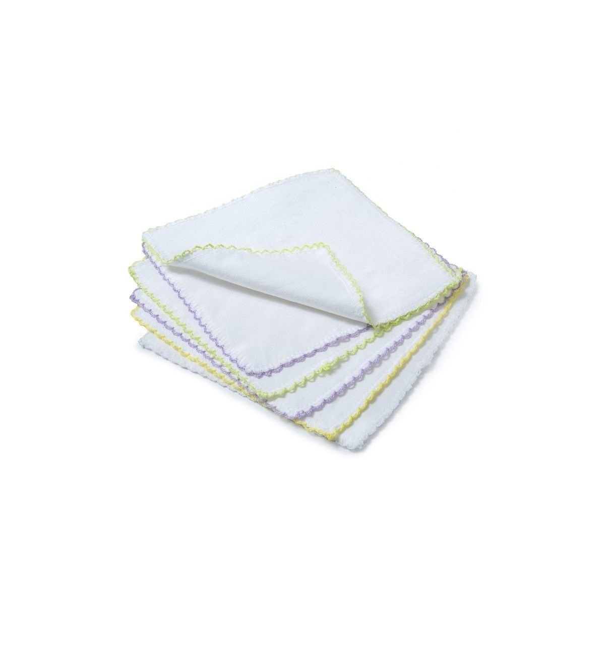 Babyjem 6Lı Penye Ağız Bezi Beyaz 20x20