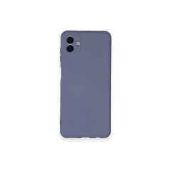 Samsung Galaxy A04 Kılıf Nano İçi Kadife Silikon - Gri