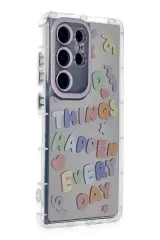 Newface Samsung Galaxy S23 Ultra Kılıf Reflexion Desenli Kapak - Desen 7