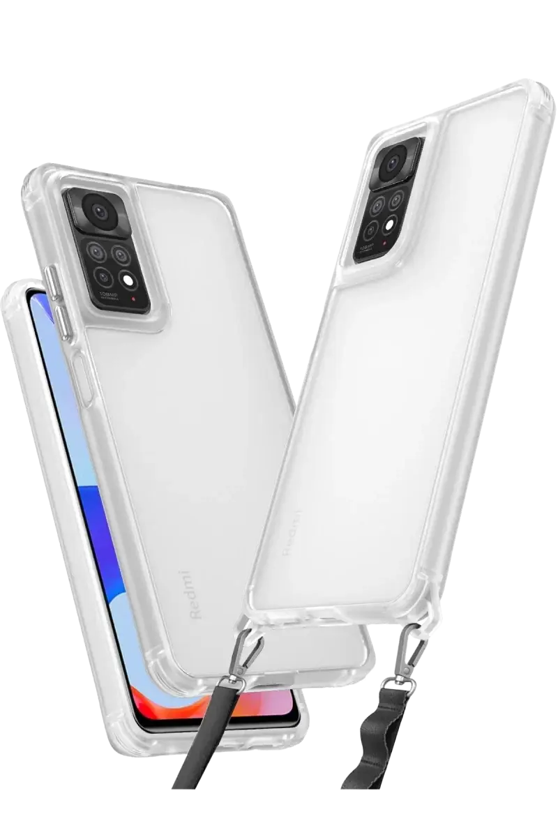 Newface Xiaomi Redmi Note 11 Pro Kılıf Penta Silikon Kılıf - Şeffaf