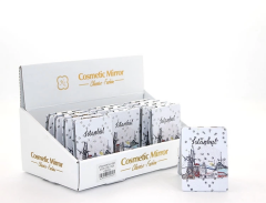 Taşlı İstanbul Tasarımı El Aynası İnce Alk2620