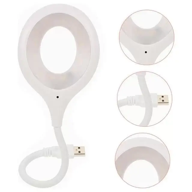 Powermaster Portatif Akrobatik 20 Smd Ledli Usb Gece Kitap Okuma Çalışma Lambası (powerbank Uyumlu)