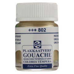 Talens Guaj Boya 16 ml - Light Gold (Metalik) 802