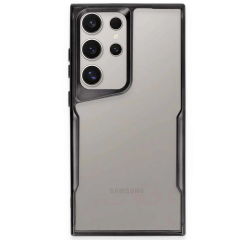 Samsung Galaxy S24 Ultra Kılıf Boyi Silikon Kapak - Siyah