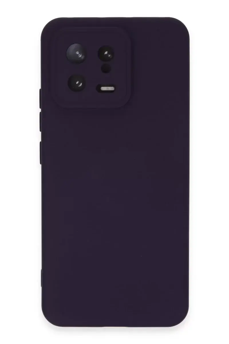 Newface Xiaomi Mi 13 Kılıf Nano İçi Kadife Silikon - Mor