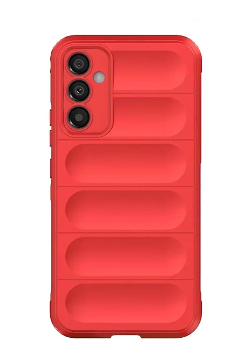 Newface Samsung Galaxy A25 5g Kılıf Optimum Silikon - Kırmızı