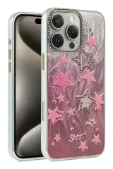 Newface Apple İphone 16 Pro Max Kılıf Blade Aynalı Desenli Kapak - Desen 7