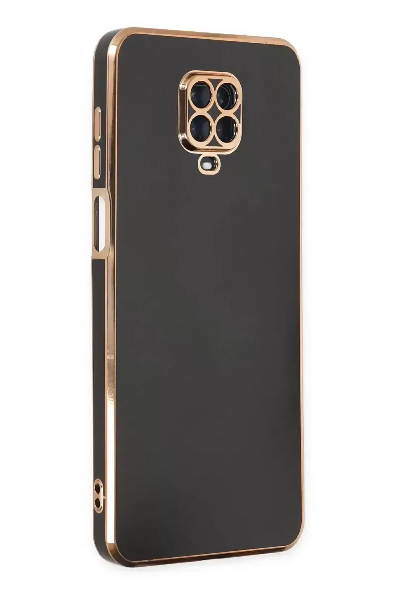 Newface Xiaomi Redmi Note 9 Pro Kılıf Volet Silikon - Siyah