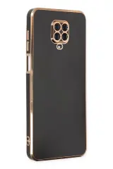 Newface Xiaomi Redmi Note 9 Pro Kılıf Volet Silikon - Siyah