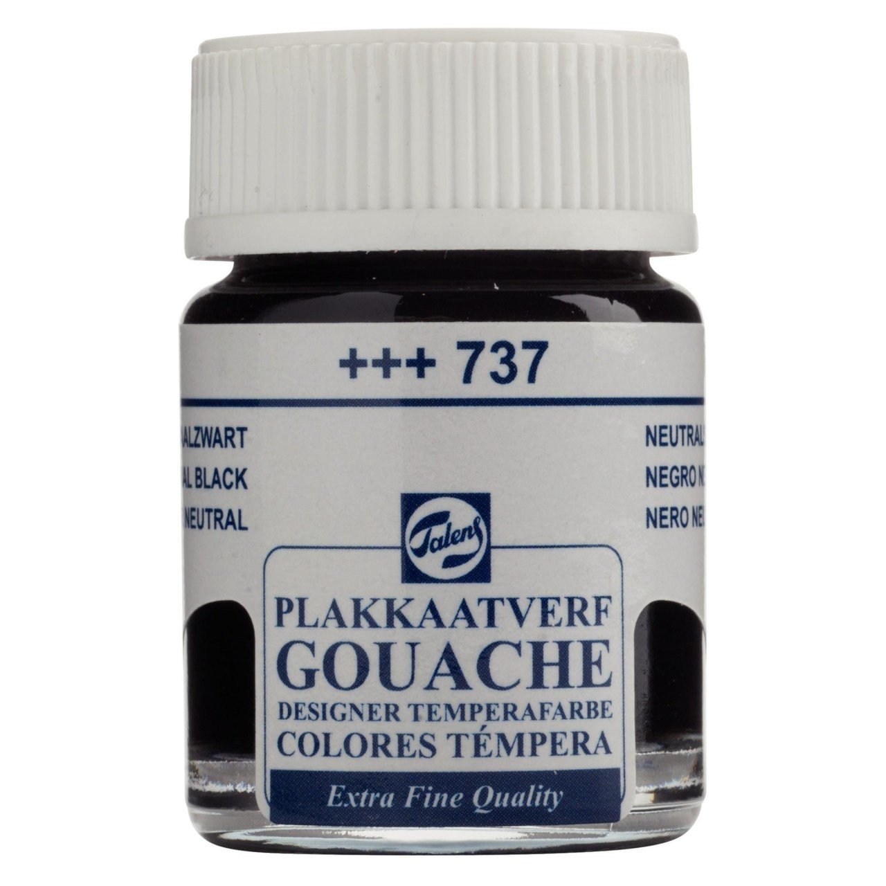 Talens Guaj Boya 16 ml - Neutral Black 737