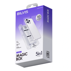 İphone 17 Bilvis 5in1 3d Magic Cam Ekran Koruyucu - Siyah