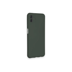 Samsung Galaxy A04 Kılıf Nano İçi Kadife Silikon - Koyu Yeşil
