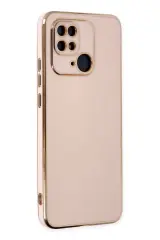 Newface Xiaomi Redmi 10c Kılıf Volet Silikon - Pembe