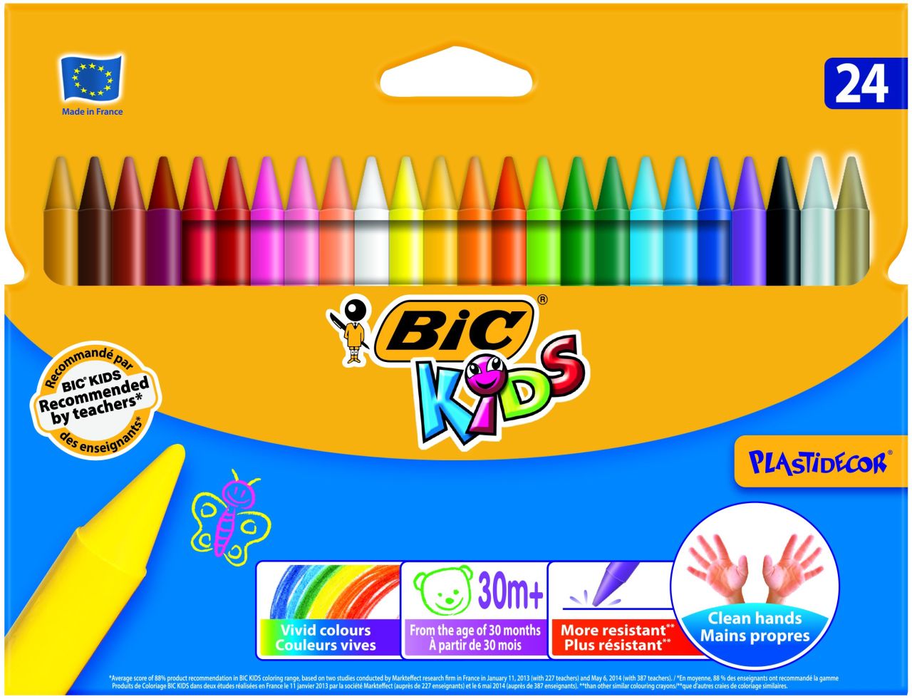 Kids Plastidecor Pastel Boya 24'lü