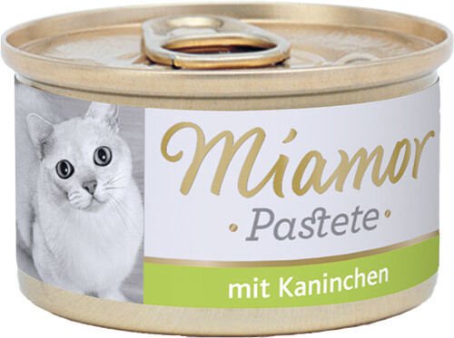 Miamor Pastete Tavşanlı Kedi Konserve Yaş Mama 85 gr