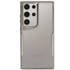 Samsung Galaxy S24 Ultra Kılıf Boyi Silikon Kapak - Titan Gri