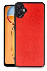 Newface Samsung Galaxy A05 Kılıf Aras Deri Kapak - Kırmızı