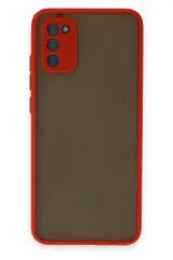 Newface Samsung Galaxy S20 Fe Kılıf Montreal Silikon Kapak - Kırmızı