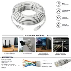 Powermaster Cat5 40 Metre Ethernet Kablo